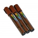 1/4" Chisel Tip Earth Tone Liquid Chalk Marker - Chocolate Brown 3 Pack